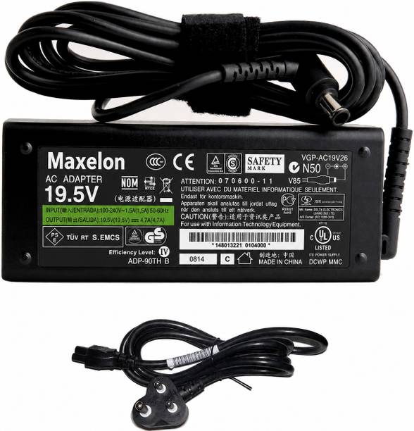 Maxelon Original AC Adapter for 19.5V 4.7A Sony Bravia TV 90 W Adapter