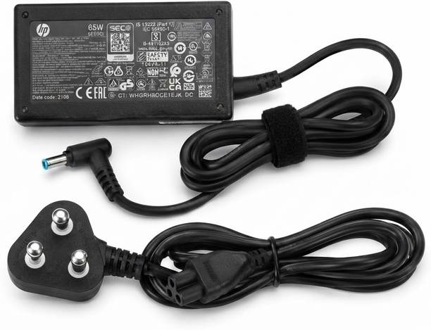 HP 65W Fast Laptop Charger 4.5mm Blue Pin Adapter with Cable Power Cord Included 65 W Adapter