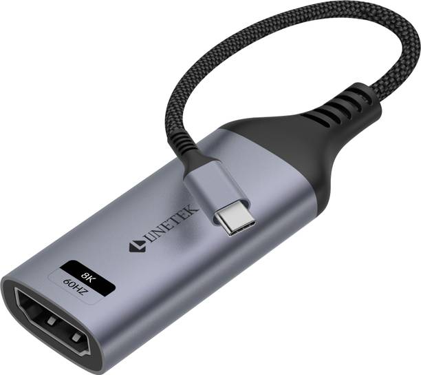 Linetek C8KHD, USB C to HDMI 8K@60Hz Adapter,Type C to HDMI Converter. 0 W Adapter