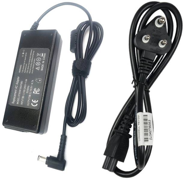 Laplogixs 19.5V 4.7A 90W Pin Size 6.5X4.4MM Charger Designed For Sony VAIO VGN-Z46GD 90 W Adapter