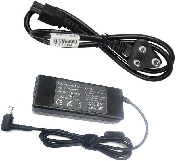 Laplogix 90W 19.5V 4.7A Pin Size 6.5X4.4MM Charger Designed For Sony VAIO VGN-Z36GD 90 W Adapter