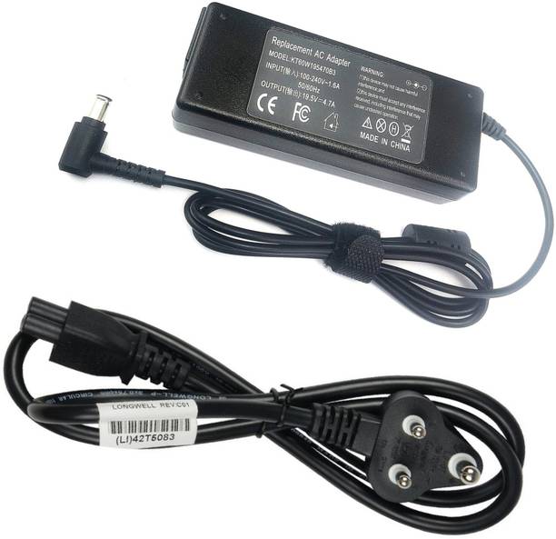 Laplogix 90W 19.5V 4.7A Pin Size 6.5X4.4MM Charger Designed For Sony VAIO VGN-SR53GF 90 W Adapter