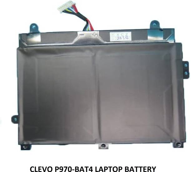 SOLUTIONS-365 COMPATIBLE P970-BAT4 BATTERY FOR CLEVO P960, P960EN-K, P970RC P955HP6 P960RD P960EN-K P960EN P950RF P955RT3 4 Cell Laptop Battery