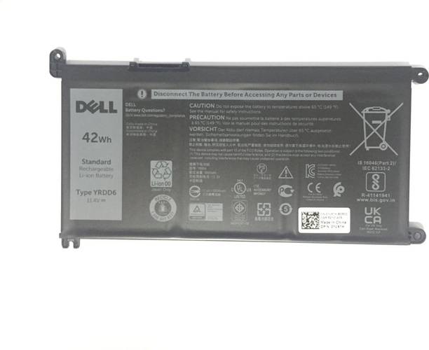 DELL YRDD6 42WH BATTERY FOR LATITUDE 3400, 3480, 3490, 3500, 3580, 3590 SERIES 3 Cell Laptop Battery