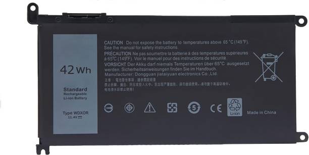 SOLUTIONS-365 Compatible WDX0R battery for dell Inspiron 13 5368 5378 5379 7368 7375 7378 14 3480 5482 15 5565 5567 5568 5570 5578 5579 7560 7570 1 7 3780 3785 3793 5765 5767 5770 3 Cell Laptop Battery