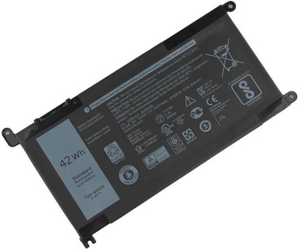 SOLUTIONS-365 Compatible WDX0R battery for dell Inspiron 13 5368 5378 5379 7368 7378 15 5565 5567 5568 5570 5575 5578 5579 7560 7569 7570 755. 79 7580 17 3785 5765 5767 5770 Vostro 3580 3581 3584 5468 5471 3 Cell Laptop Battery