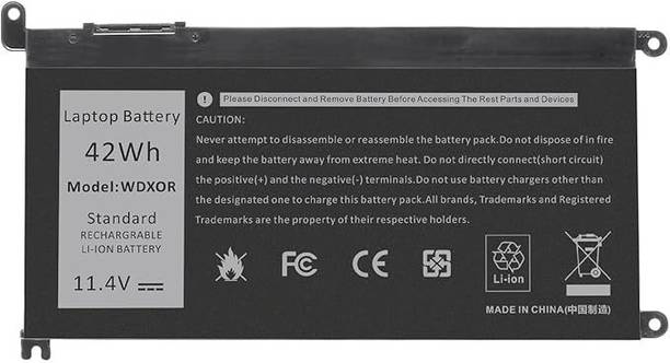 SNI WDXOR Laptop Battery for Dell Inspiron 13 5378 5368 5379 7368 7378/14 5468 7472 7460 3 Cell Laptop Battery