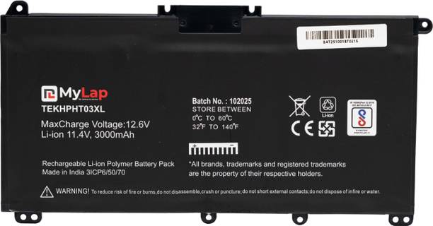 mylap Hi-Performance HT03XL L11119-857 L11119-855 L11421-542 Laptop Battery Compatible with Hp Pavilion 14-CE0000 Series: 14-ce1056wm 14-ce0064st 14-ce0006dx 14-ce0025tu Fully Compatible 3 Cell Laptop Battery