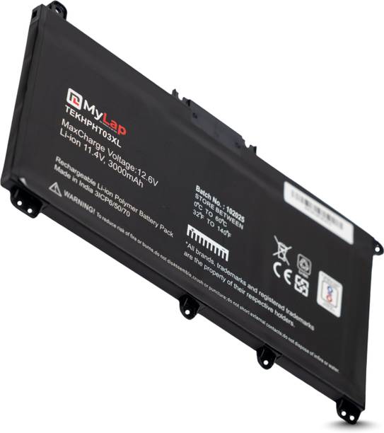 mylap HT03XL Battery for HP L11119-855 HW03XL 7265NGW Pavilion 15-DB Series14M-DH0003DX 14M-DH1003DX 15T-CS200 15-DY0013DX 15-DY1023DX 15-CS3073CL 15-DY1751MS Premium Series 3 Cell Laptop Battery