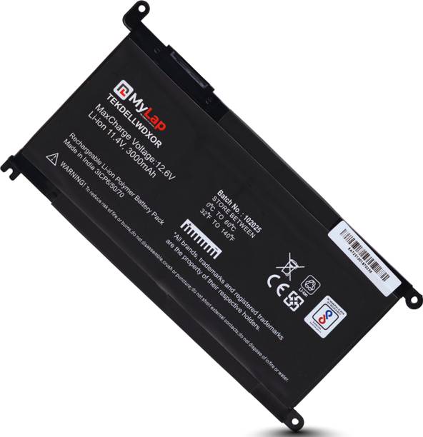 mylap Laptop Battery Compatible for WDX0R WDXOR Battery for Dell Inspiron 13 5368 5378 5379 7368 7378 14 5468 7472 7460 15 3585 5565 5567 5570 5578 7573 7580 7569 7570 17 5765 5767 5770 Latitude 3480 3580 3379 3189 3CRH3 T2JX4 3 Cell Laptop Battery