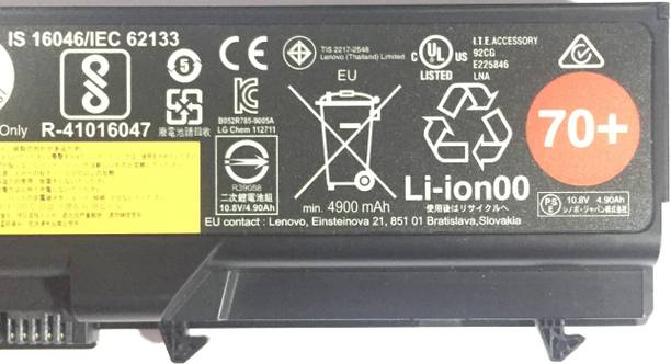 Lenovo 45N1004, 45N1005, 45N1010, 45N1011 BATTERY FOR T430 SERIES 70+ 6 Cell Laptop Battery