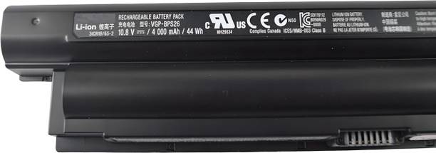 SOLUTIONS-365 Compatible BPS26 battery for sony Vaio VGP-BPL26 VGP-BPS26 VGP-BPS26A VPCEH16EC Sony Vaio CA CB EG EH EJ EL Series VPCCA 2011 models battery 6 Cell Laptop Battery