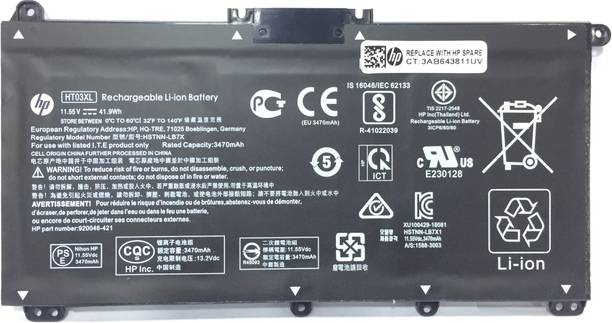 SP PLUS HP HT03XL L11119-857 L11119-855 L11421-542 Laptop Battery For Pavilion 14-CE0000 Series: 14-ce1056wm 14-ce0064st 14-ce0006dx 14-ce0025tu 3 Cell Laptop Battery 3 Cell Laptop Battery