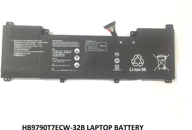 SOLUTIONS-365 COMPATIBLE HB9790T7ECW-32B BATTERY FOR HUAWEI MATEBOOK 16 CREM-WFG9, MATEBOOK 16 CREM-WXX9, MATEBOOK 16 R7 5800H SERIES 8 Cell Laptop Battery