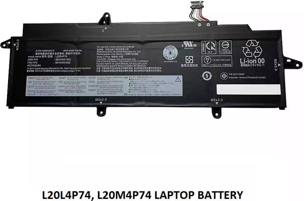 SOLUTIONS-365 COMPATIBLE L20L4P74, L20M4P74 15.36V 3564mAh LAPTOP BATTERY FOR LENOVO THINKPAD X13 G2, THINKPAD X13 G2 20sx001uus SERIES 4 Cell Laptop Battery