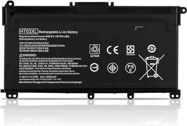 वेफली HT03XL Laptop Battery Compatible for HP Spare L11119-855 L11421-423 L11421-545 L11421-422 L11421-542 HT03041 HT03041XL HT03041XL-PR for HP 250 G7 Laptop Notebook 3 सेल लैपटॉप बैटरी