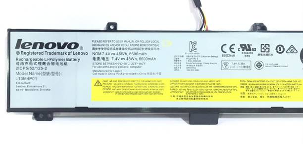 Lenovo L13M4P02 LAPTOP BATTERY FOR Y50-70, IdeaPad Y70-70 Series, IdeaPad Y70-70 Touch Series, IdeaPad Y70-80 Series, IdeaPad Y70-80 Touch Series 4 Cell Laptop Battery