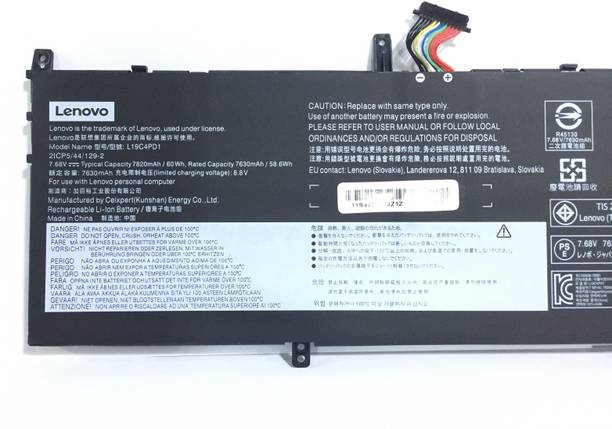 Lenovo L19C4PD1 , L19D4PD1 , L19M4PD1 LAPTOP BATTERY FOR Yoga 6 13ARE05 82FN000DMX, Yoga C640-13IML 81UE0041AX, Yoga C640-13IML 81XL0015AU, Yoga 6 13ARE05 82FN000XHH 6 Cell Laptop Battery