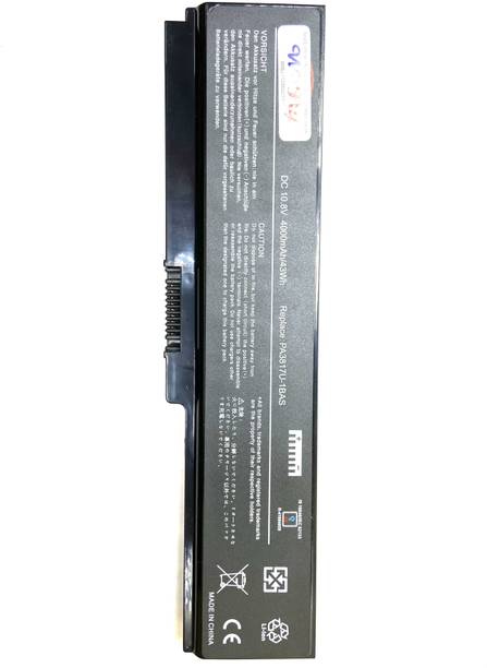 WEFLY Laptop Battery Compatible For Toshiba Satellite Pro C660-2C3 6 Cell Laptop Battery