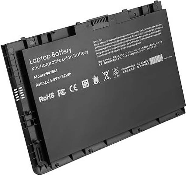 वेफली Replacement Battery for HP EliteBook Folio 9470 9470M Ultrabook Series 687517-171, 687517-241, 687945-001, 696621-001, HSTNN-DB3Z, HSTNN-IB3Z, HSTNN-I10C, BT04, BT04XL, BA06, BA06XL, H4Q47AA, H4Q48AA 3 सेल लैपटॉप बैटरी