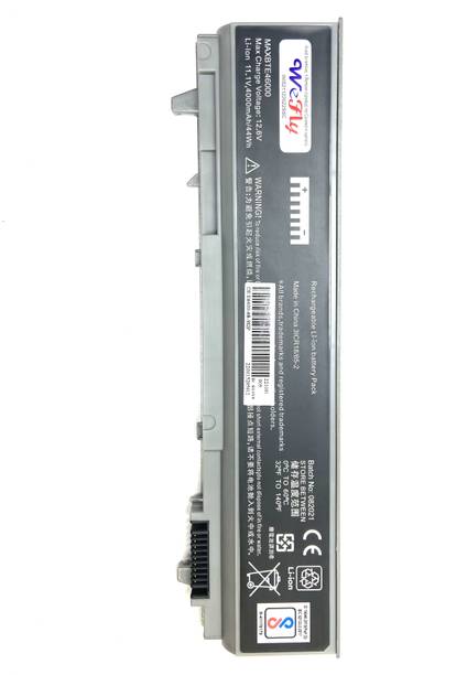 WEFLY Laptop Battery Compatible for PT434 for Dell Latitude E6400 E6410 E6500 E6510 Precision M2400 M4400 Black 6 Cell Laptop Battery