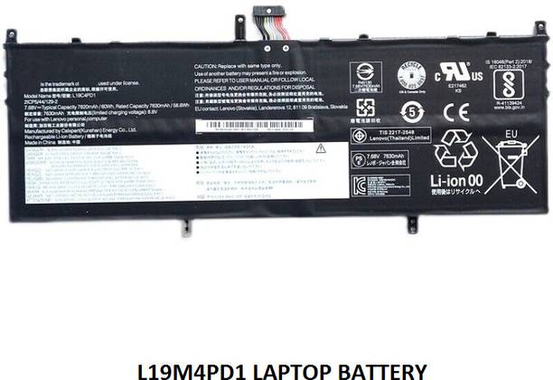 SOLUTIONS-365 COMPATIBLE L19M4PD1 LAPTOP BATTERY FOR LENOVO YOGA 6 13ARE05(82FN003AGE) YOGA C640-13IML(81XL0007GE) SERIES 6 Cell Laptop Battery