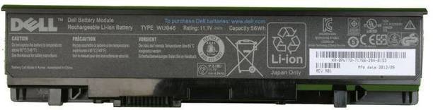 DELL WU946 PP39L Studio 1555 1558 1537 1535 1536 1557 PP33L 312-0701 312-0702 KM887 KM901 KM904 KM905 MT264 MT275 MT276 RM803 6 Cell Laptop Battery