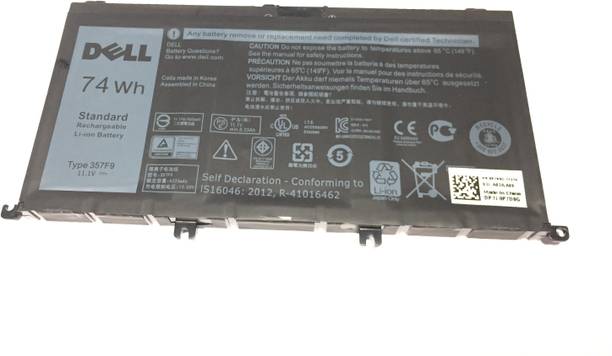 DELL Inspiron 15 7566 7567 7557 5576 5577 74wh 071JF4 71JF4 357F9 6 Cell Laptop Battery