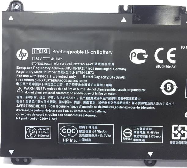 HP HT03XL 14-CE0025TU 14-CE0034TX TPN-I130/I131/I132 Pavilion 15-CD/CS/DA Laptop L11421-422 HSTNN-LB8M 17-AR050WM 920046-121 421 541 920070-855 HSTNN-IB7Y [TF03XL] 3 Cell Laptop…