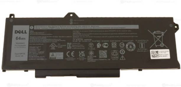 DELL GRT01 Laptop Battery (15.2V 64Wh 4-Cell) – Compatible with Latitude 5421, 5521, 5431, 5531, Precision 3470, 3561, 3571, 3581, Alienware m17 R5 – P/N: 0P3TJ, R05P0, 05RGW 4 Cell Laptop Battery