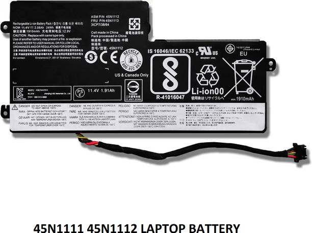 SOLUTIONS-365 COMPATIBLE 45N1111 45N1112 LAPTOP BATTERY FOR LENOVO THINKPAD T440 T440S T450 T450S T460 X240 X250 SERIES 4 Cell Laptop Battery