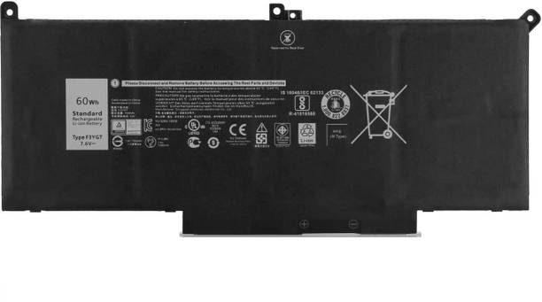SOLUTIONS-365 F3YGT Laptop Battery Compatible for Dell Latitude 7480 7490 7280 7290 7380 7390 E7480 E7490 E7280 451-BBYE DM3WC DM6WC 2X39G KG7VF P29S002 P73G002 4 Cell Laptop Battery