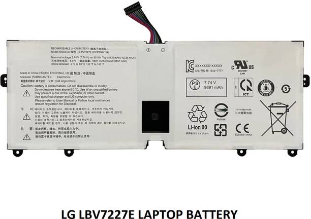 SOLUTIONS-365 COMPATIBLE LBV7227E BATTERY LG GRAM 15Z90N 17Z90N 16ZD90P 16Z90P 16Z90PC 16Z90PG 17Z90P SERIES 6 Cell Laptop Battery