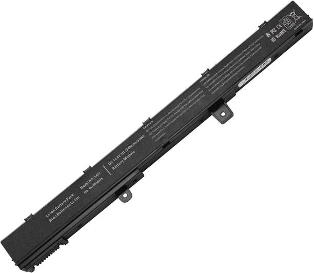WEFLY Laptop Battery Compatible For 31LJ91 0B110-00250100M A31N1319 A41N1308 X45LI9C YU12008-13007D YU12125-13002 X451 X551 X451C X451CA X551C X551CA A41 D550 X45li9c X551CA-0051A2117U X551CA-DH21 X551CA-SX024H X551CA-SX029H 4 Cell Laptop Battery