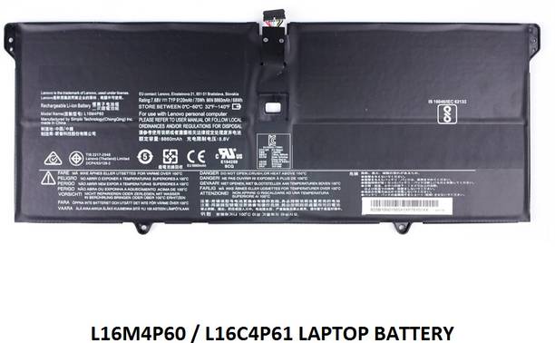 SOLUTIONS-365 Compatible L16C4P61 Laptop battery for Lenovo Yoga 6 Por 13 / Yoga 920 13 920-13IKB Series 4 Cell Laptop Battery