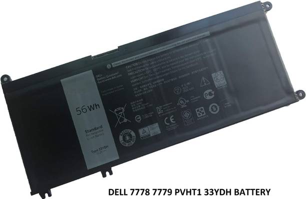 SOLUTIONS-365 COMPATIBLE 33YDH PVHT1 BATTERY FOR Dell Inspiron 17 7000 7577 7773 7778 7786 7779 2in1 Series 4 Cell Laptop Battery