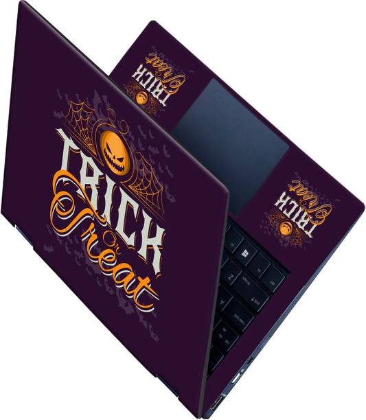 SCOTLON _All Panel_Trick treat_ Vinyl Laptop Skin Compatible for 15.5 inch