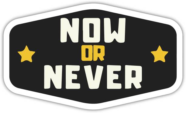 woopme Now or nver Laptop Trackpad Vinyl Laptop Decal 15.6