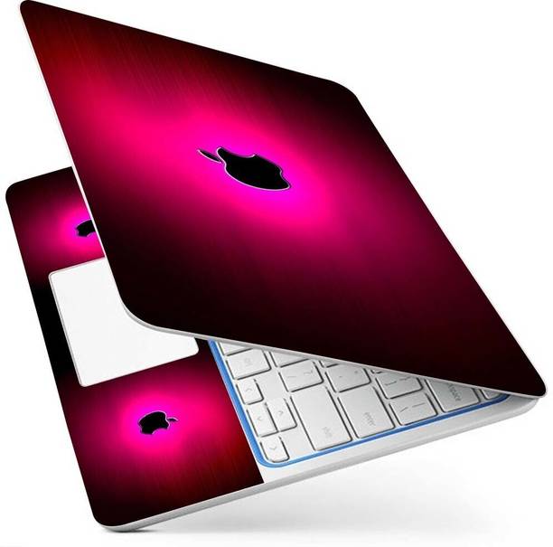 POINT ART HQ Laptop Skin Decal Sticker Glossy Vinyl Fits Size Bubble Free � Pink Apple Vinyl Laptop Decal 15.6