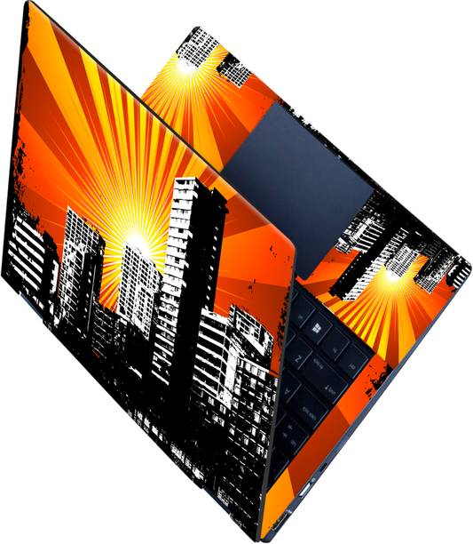 SCOTLON _All Panel_City place_ Vinyl Laptop Skin Compatible for 15.5 inch