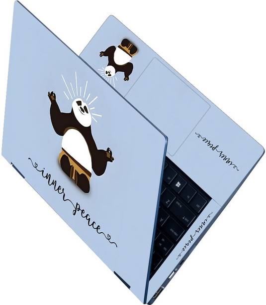 Anweshas Full Body Laptop Skin Sticker For 14 to 15.6 inch Laptop - Inner Peace Self Adhesive Stretched Vinyl Laptop Skin Compatible for 15.6 inch