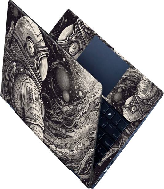 SCOTLON All panel_Space man_Premium Laptop Skin Vinyl Laptop Skin Compatible for 15.6 inch