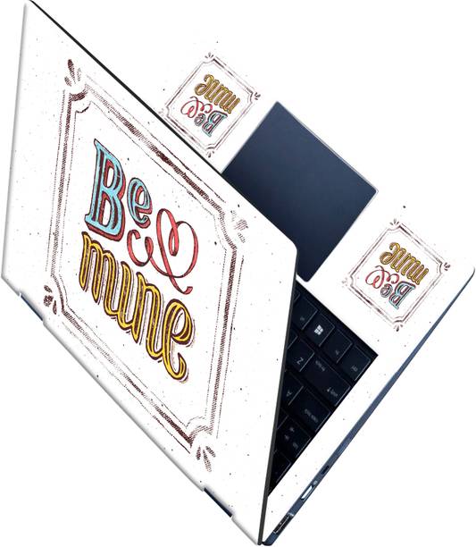 Flipkart SmartBuy _All Panel_ Be mine_Premium laptop Skin_ Vinyl Laptop Decal 15.6