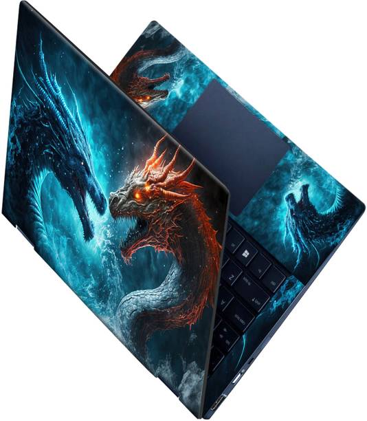 SCOTLON _All Panel_Dracarys_Laptop Skin for Inner and Outer Panel_ Vinyl Laptop Decal 15.6