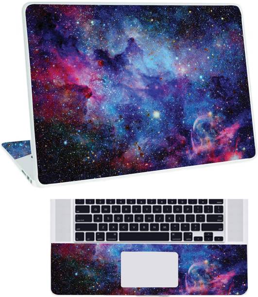 Inkykart Space D5 Top+Wrist Pad Vinyl Laptop Skin/Sticker/Cover vinyl Laptop Skin Compatible for 17.3 inch