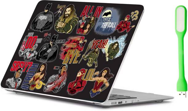 GraphixDesign Laptop Sticker 11.6" -15.6" Inch And Mini USB LED Light AB PVC Laptop Decal 15.6