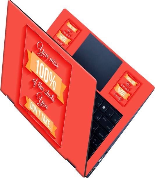 SCOTLON _All Panel_Take the shots_ Vinyl Laptop Skin Compatible for 15.5 inch