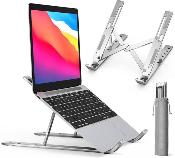 TGK Desktop Holder, Macbooks Holder with Adjustable Height 7 Angles Adjustable Portable Foldable Laptop Stand Laptop Stand