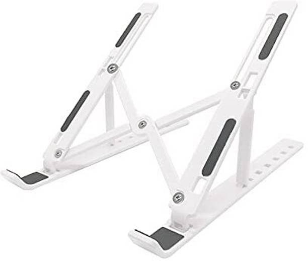 Abhira Ent Mini Plastic Laptop Stand for Table Fits Tablet Notebook, with Adjustable Angle Mini Plastic Laptop Stand for Table Fits Tablet Notebook, with Adjustable Angle Laptop Stand