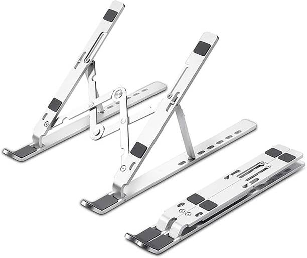BOOM Aluminum 6 Adjustable Foldable Portable Laptop Stand Desktop Tablet Stand Aluminum Alloy Adjustable, Portable, Foldable, Ergonomic, Tablet Laptop Stand